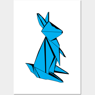 Origami Bunny Posters and Art